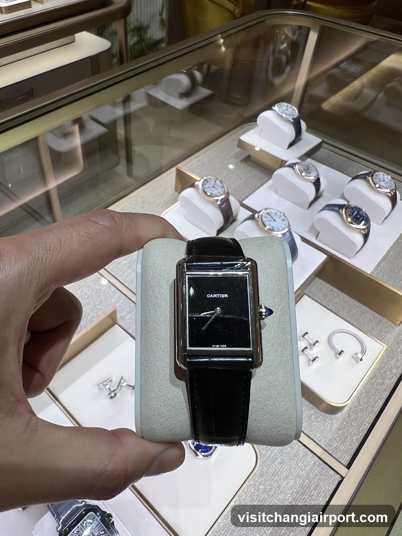 Watch Display in Jewelry Store