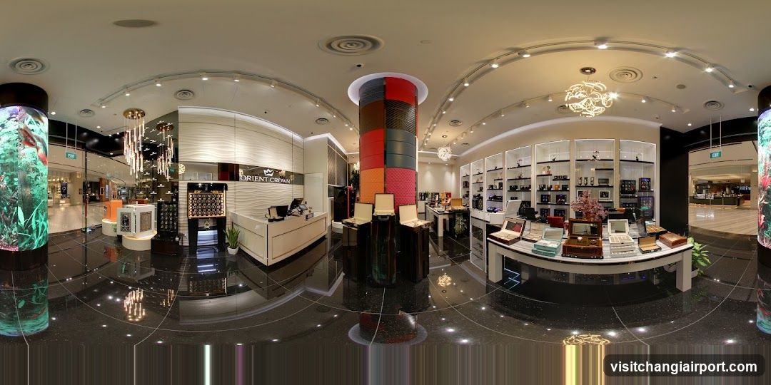 Interior of a luxury store