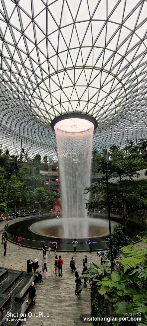 The Jewel Changi Waterfall