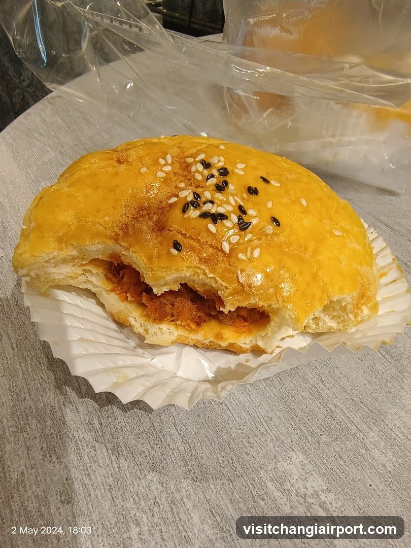 Baked Pastry with Sesame Seeds
