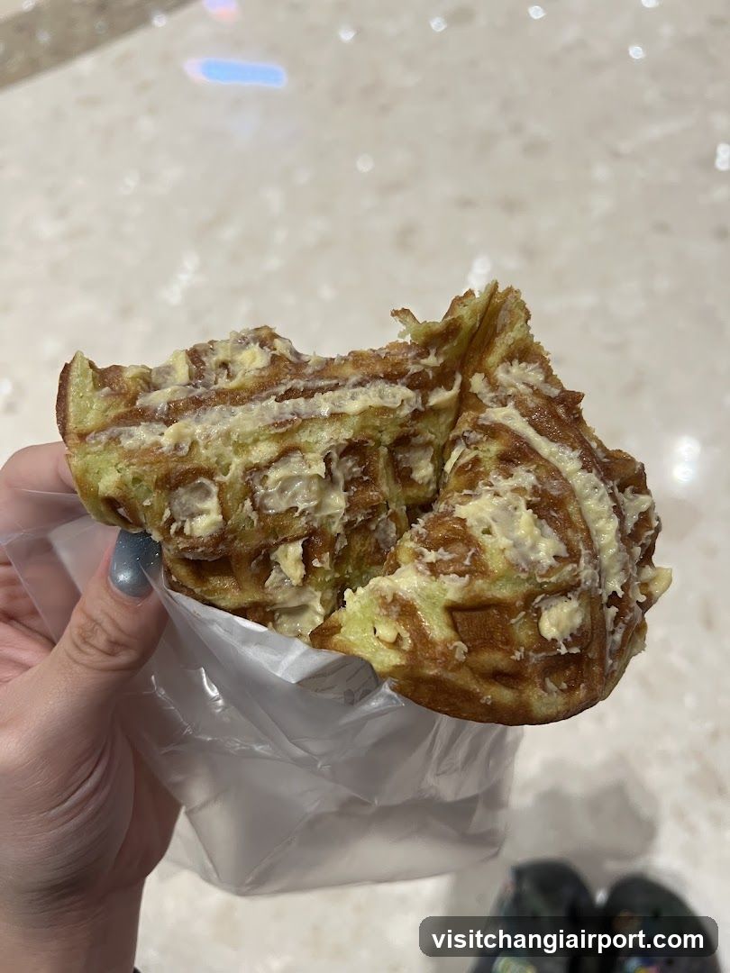 Waffle with Butter and Syrup