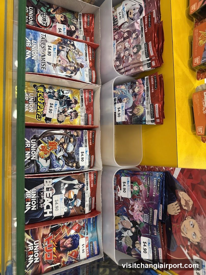 Anime Card Game Merchandise Display
