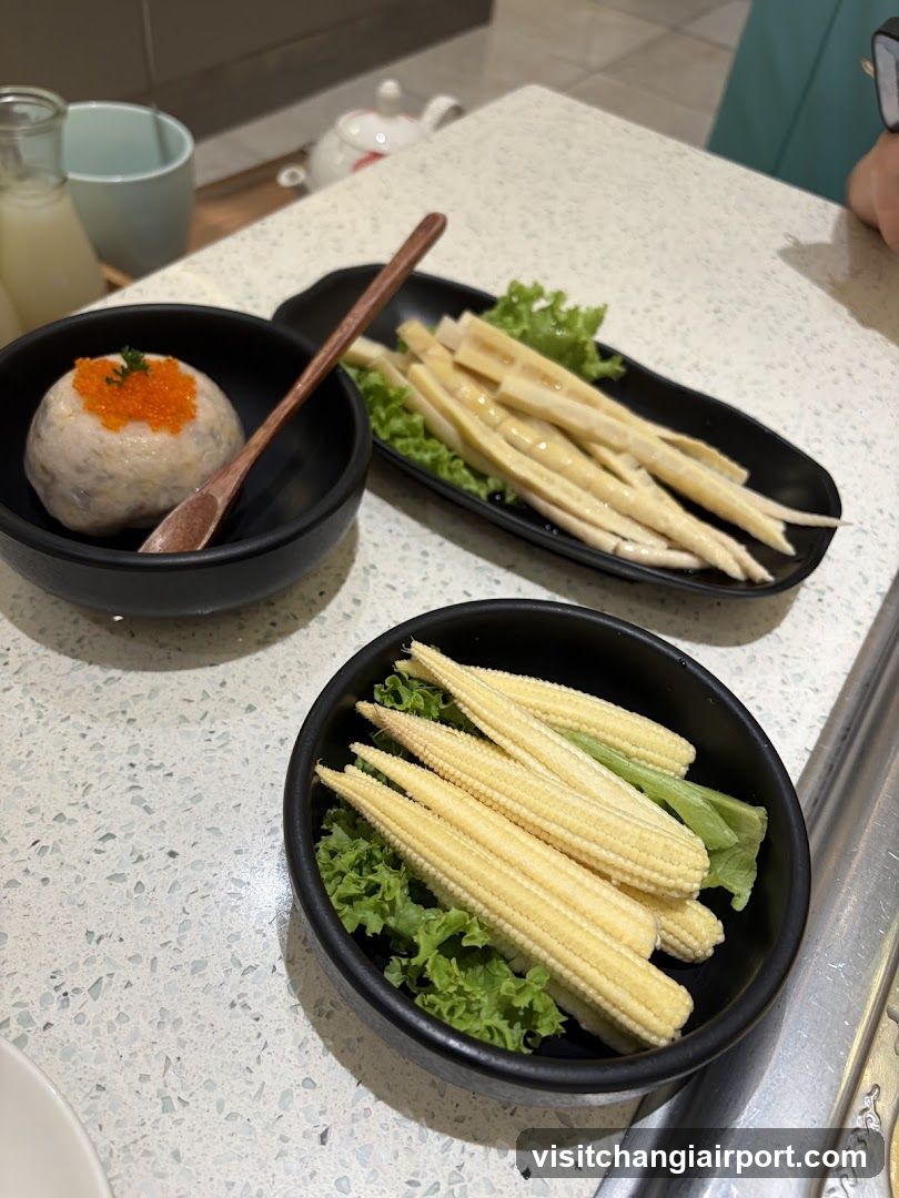 Food on a table