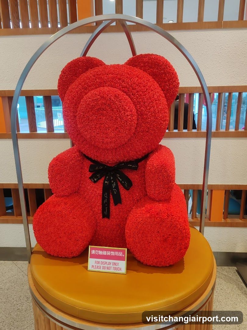 Red Teddy Bear Display