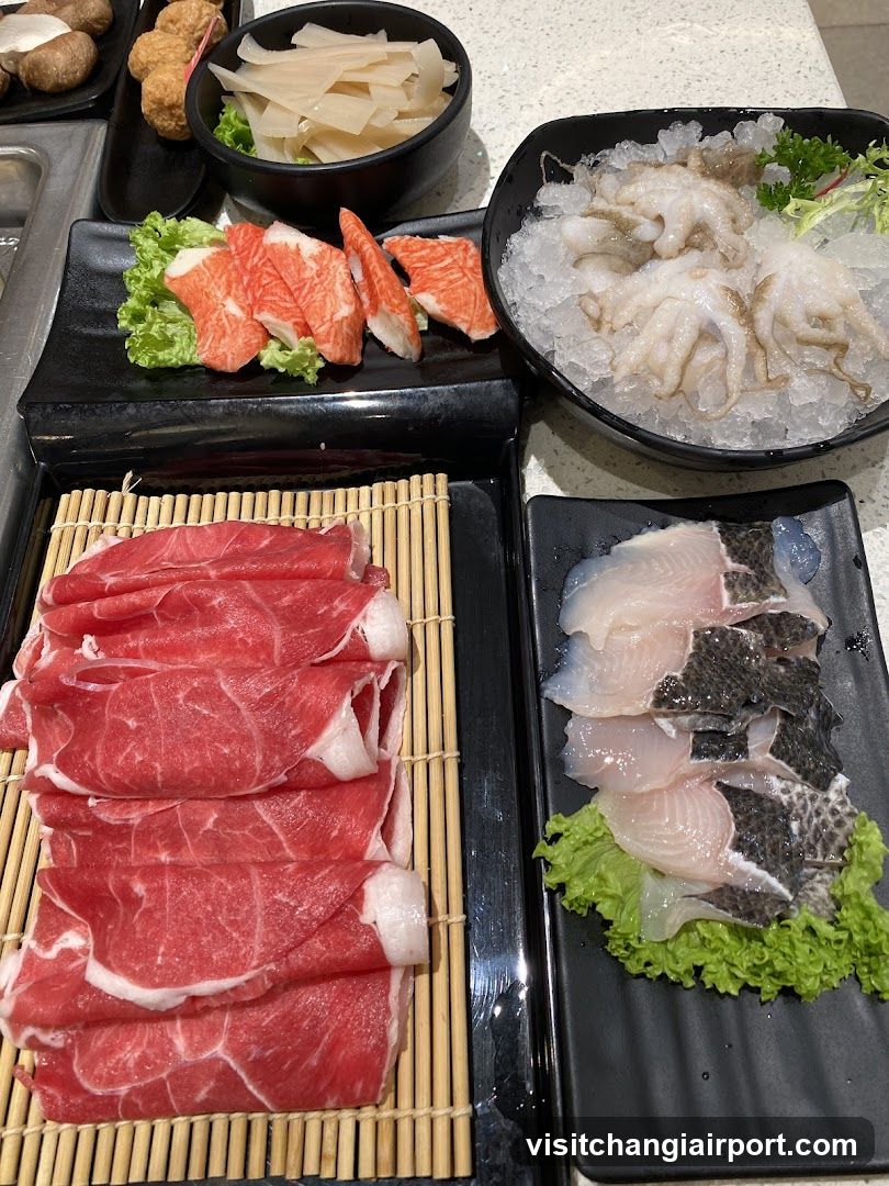Hot Pot Ingredients Spread
