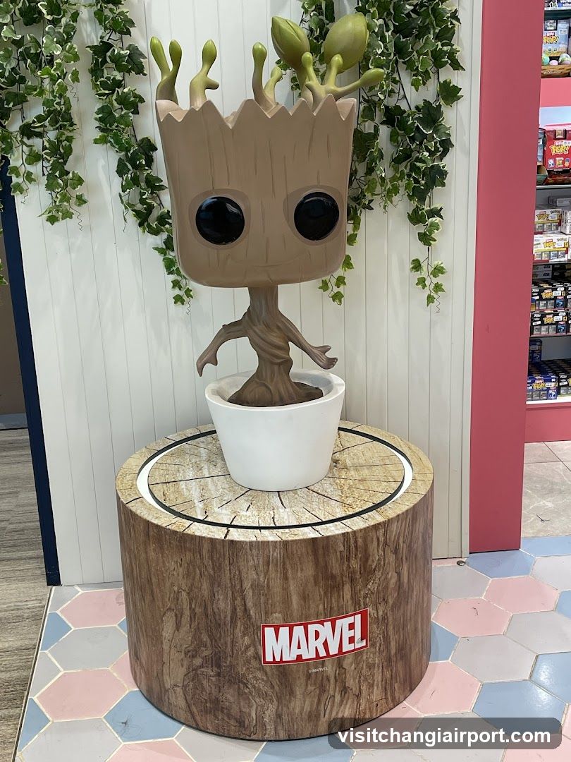 Groot Statue Display