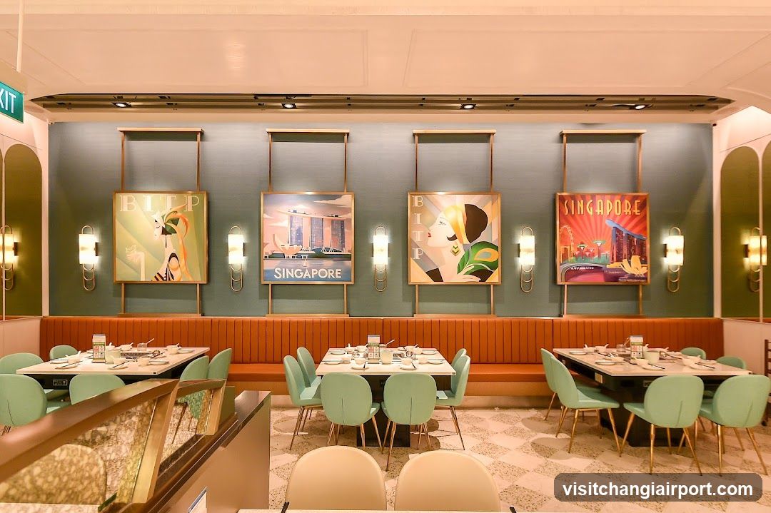 Singapore-themed Restaurant Interior