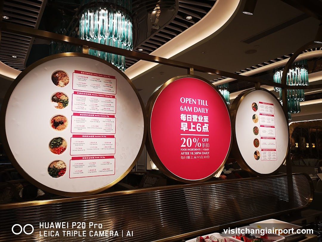 Buffet Restaurant Interior Signage