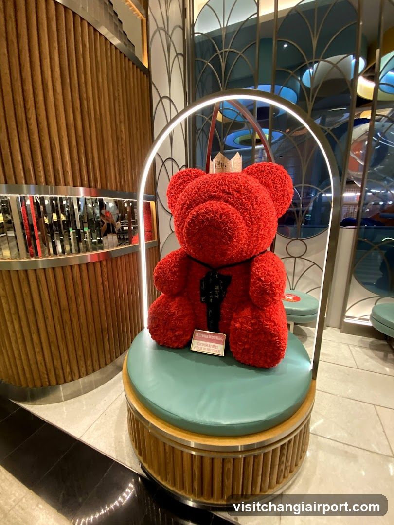 Red Teddy Bear Display