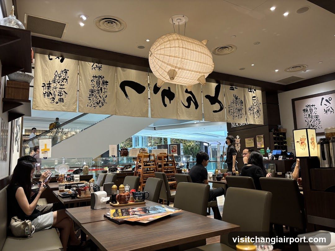 Restaurant Interior with Japanese Decor
