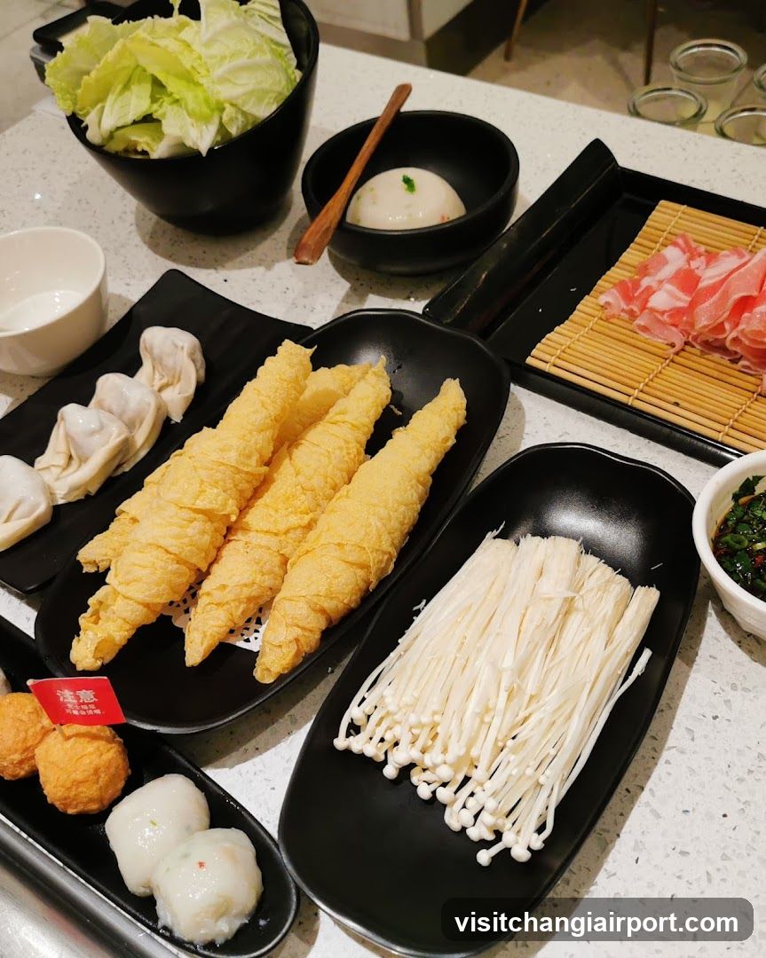 Hot Pot Ingredients Spread