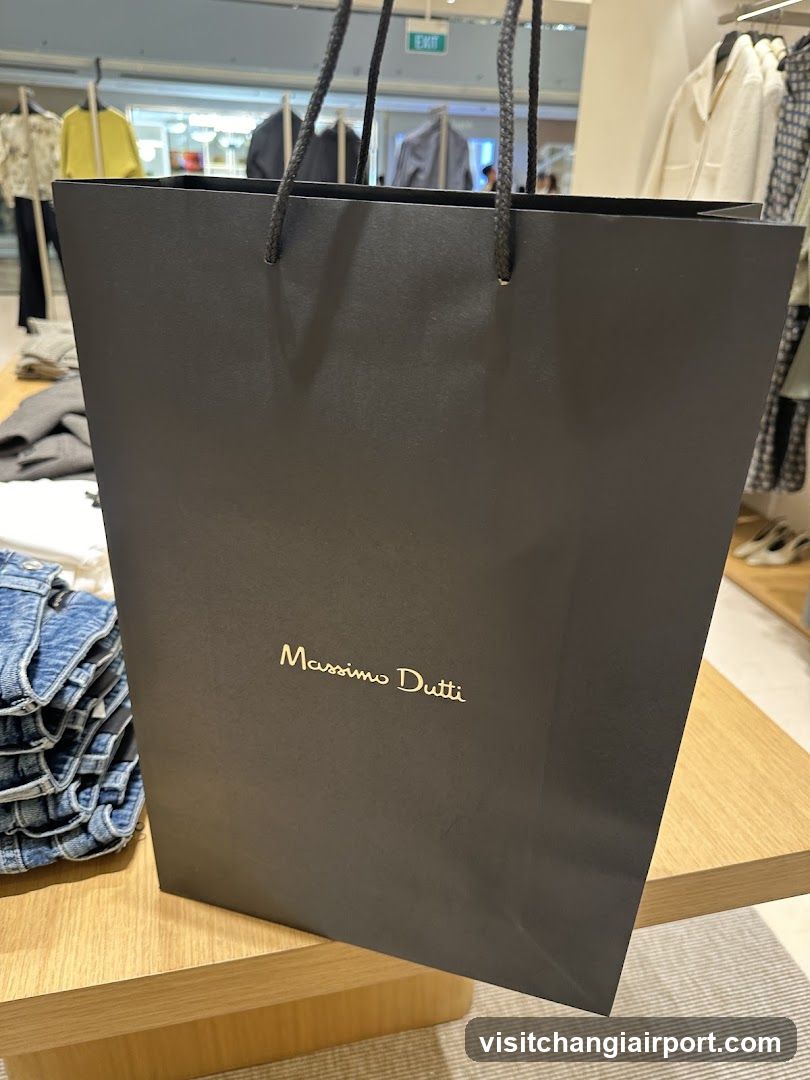 Shopping bag in store