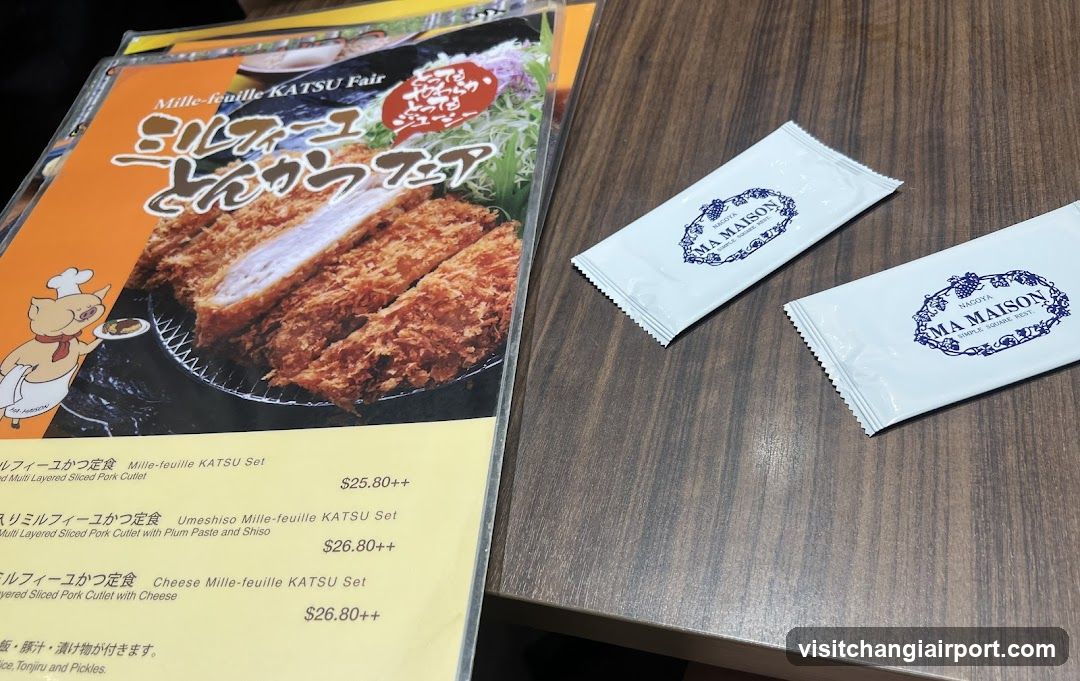 Katsu Fair Menu and Condiment Packs