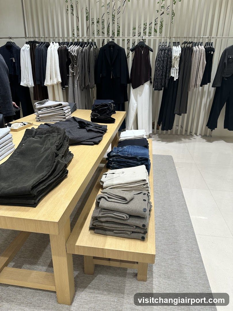 Clothing Store Interior Display