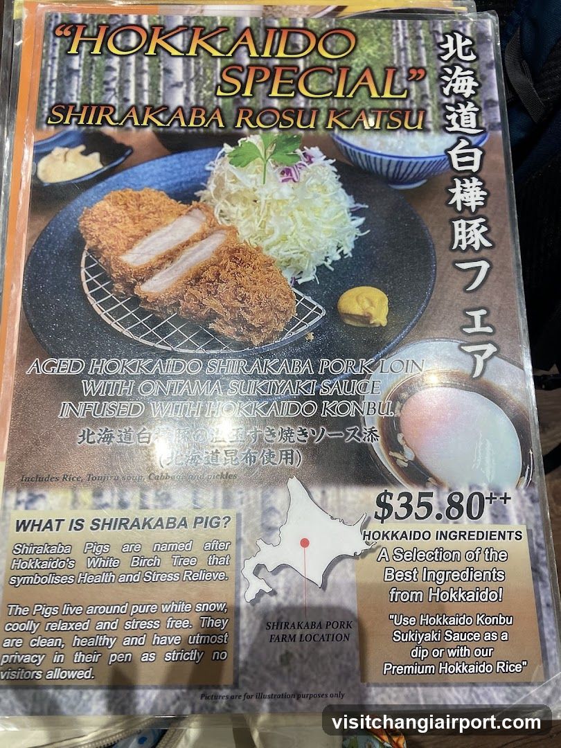 Hokkaido Special Menu Display