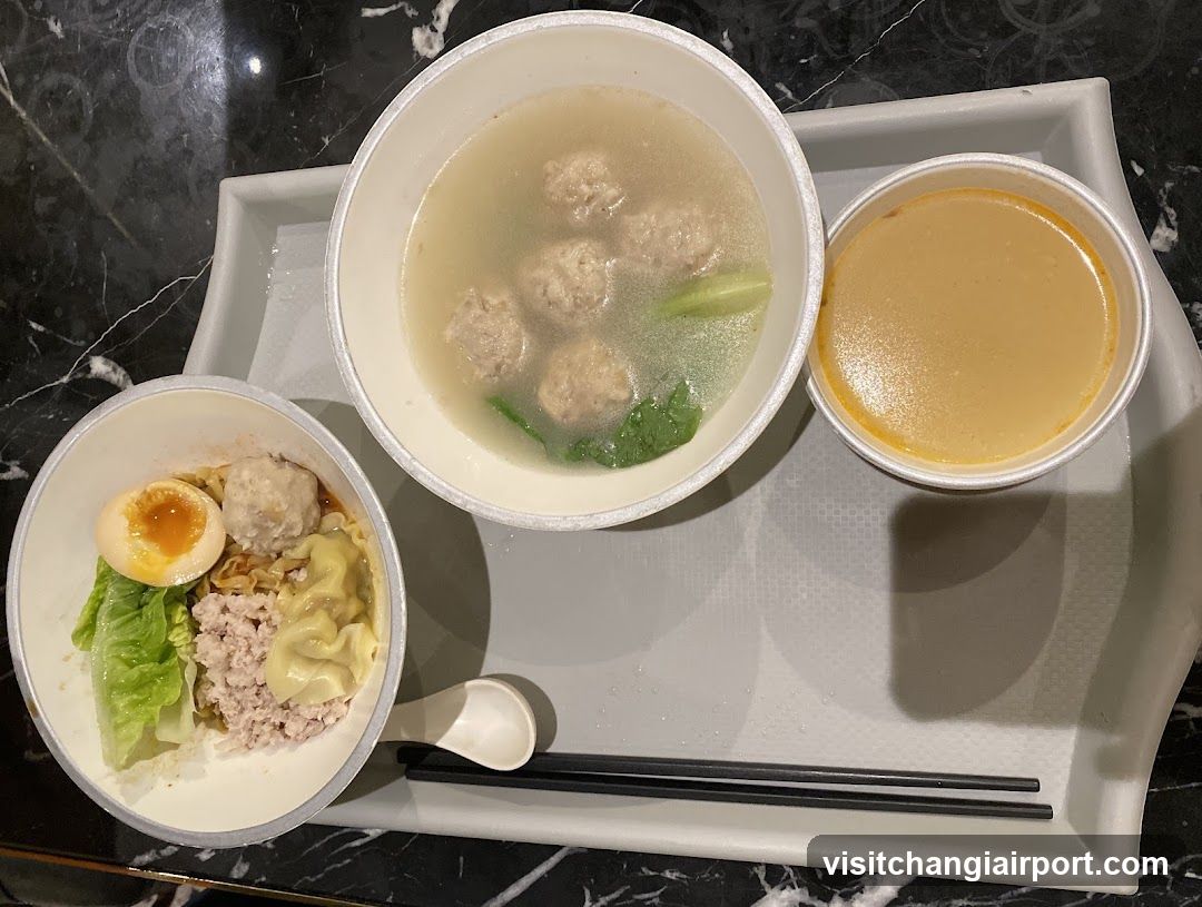 Meal Tray with Soup and Side Dishes