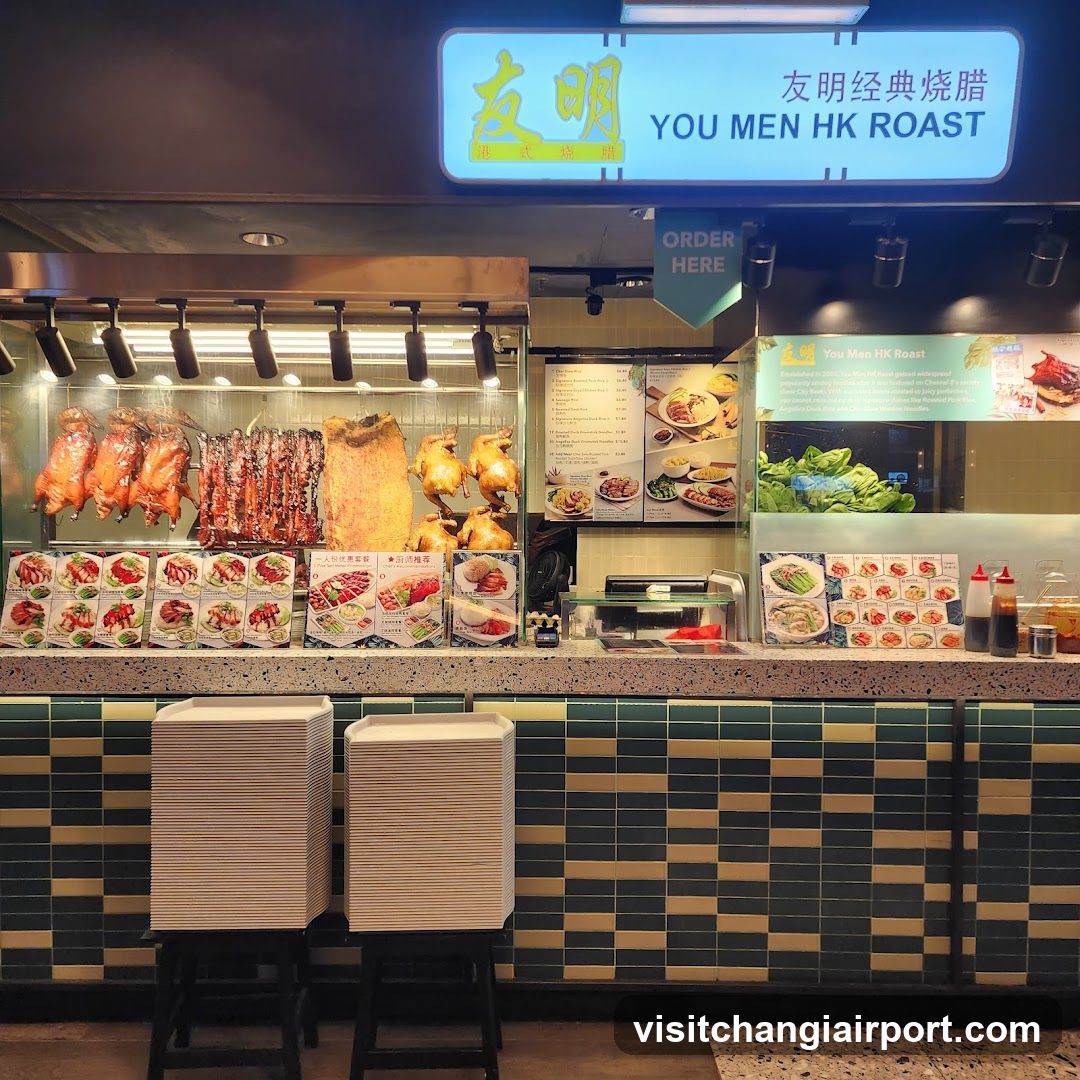 You Men HK Roast Stall Interior