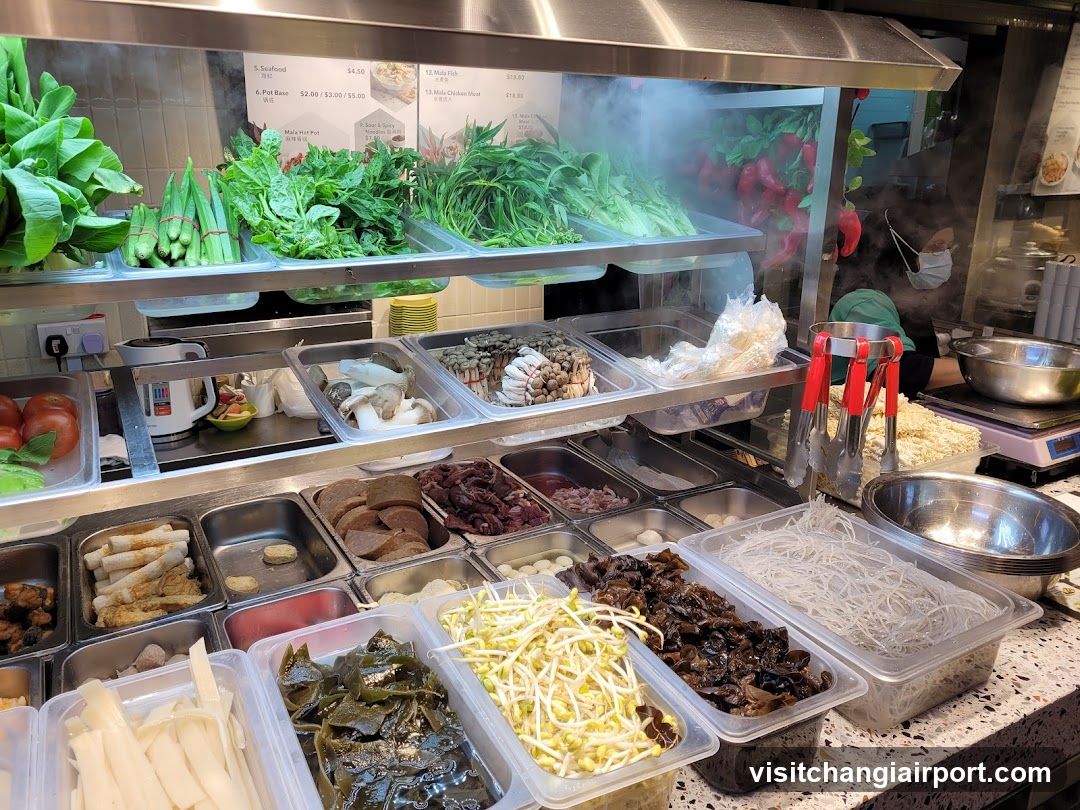Hot Pot Ingredients Display