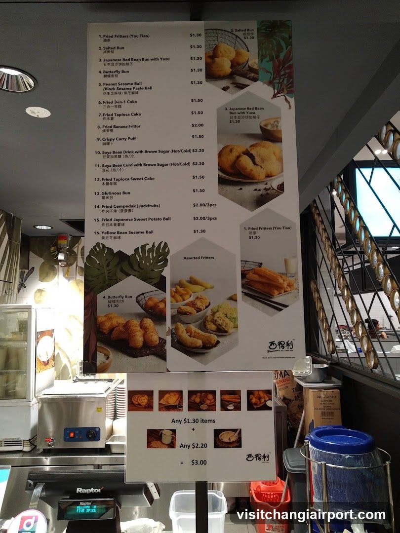 Fried Food Menu Board