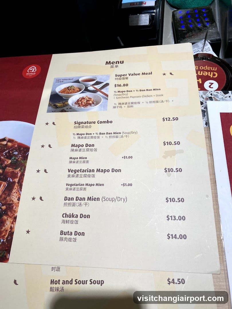 Chinese Restaurant Menu