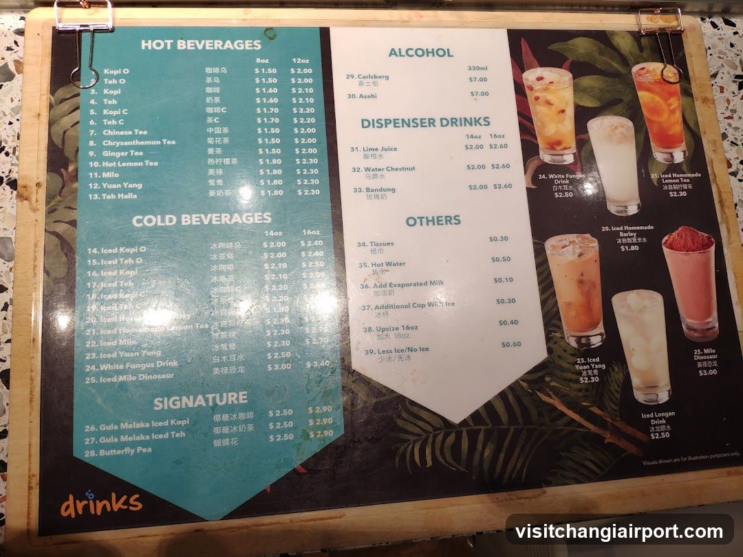 Drinks Menu Board
