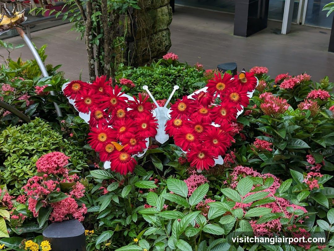 Flower Butterfly Garden Display