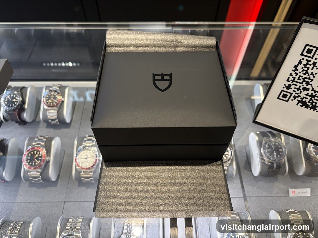Watch Display Case with QR Code Card