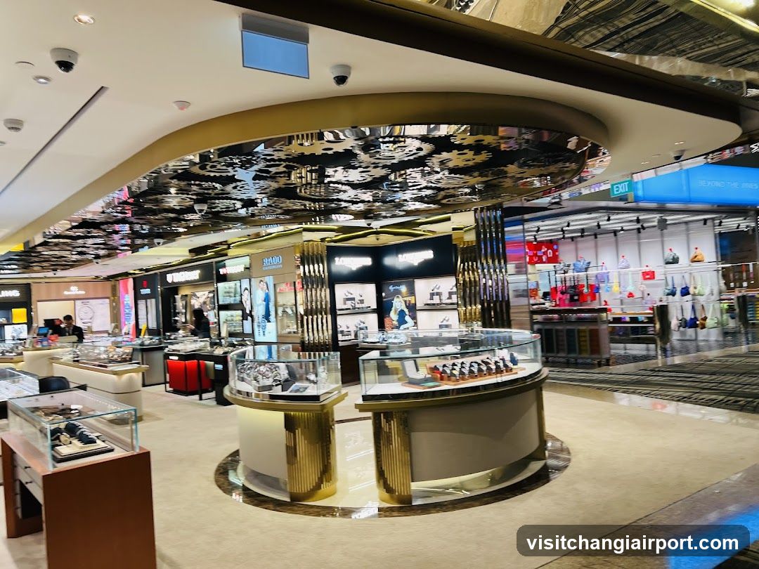 Luxury Watch Display in Mall