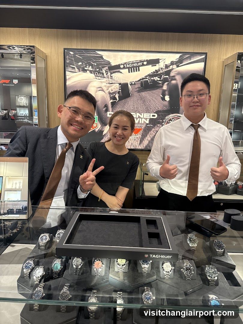 Watch Store Interior with Staff