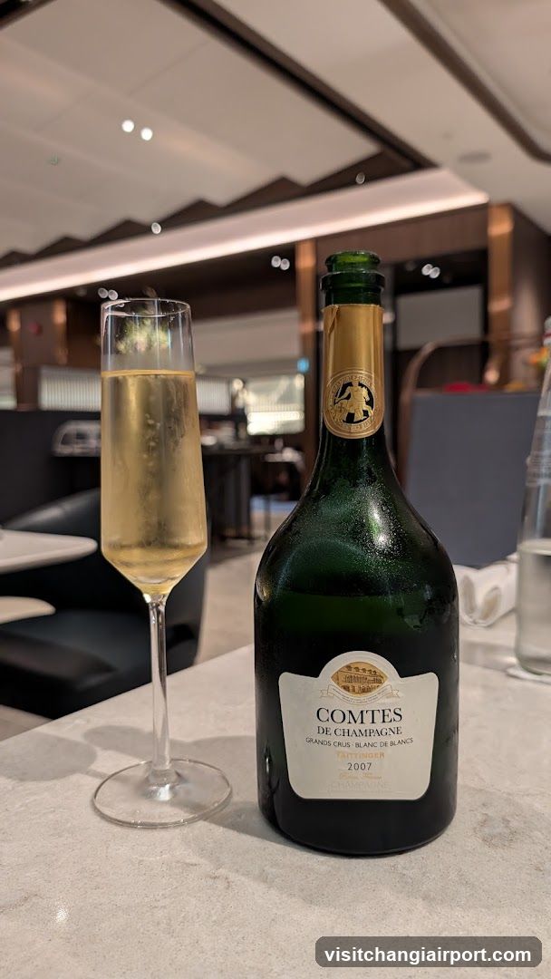Champagne Bottle and Glass