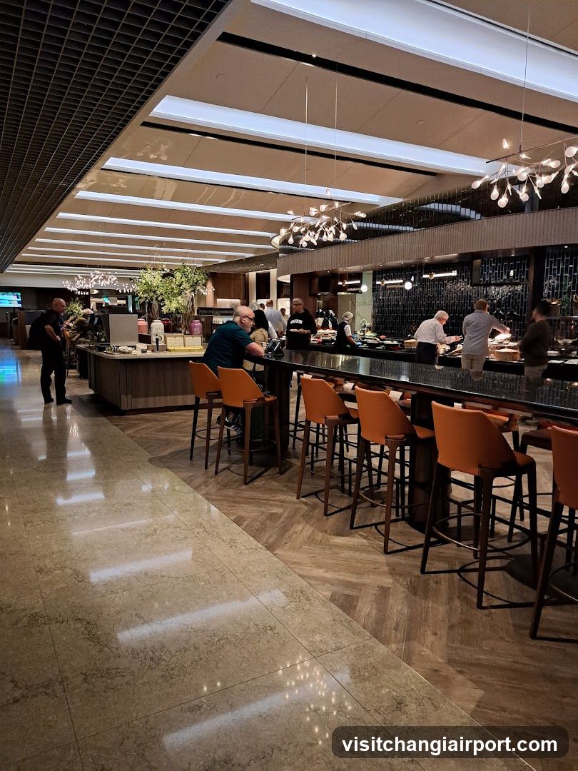 Bistro Interior with Bar Seating