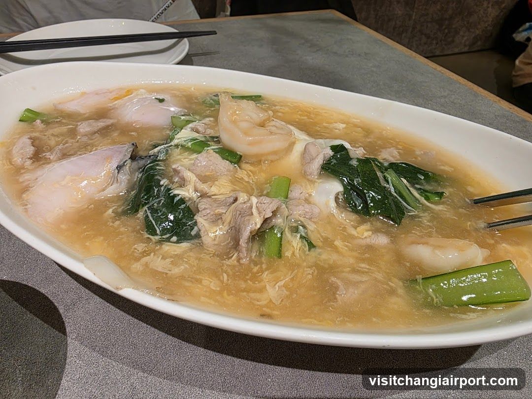 Soup with Shrimp and Greens