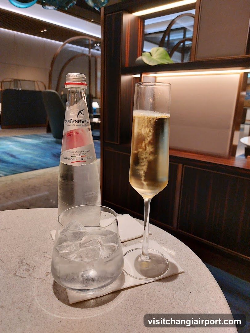 Benedetti Water and Champagne