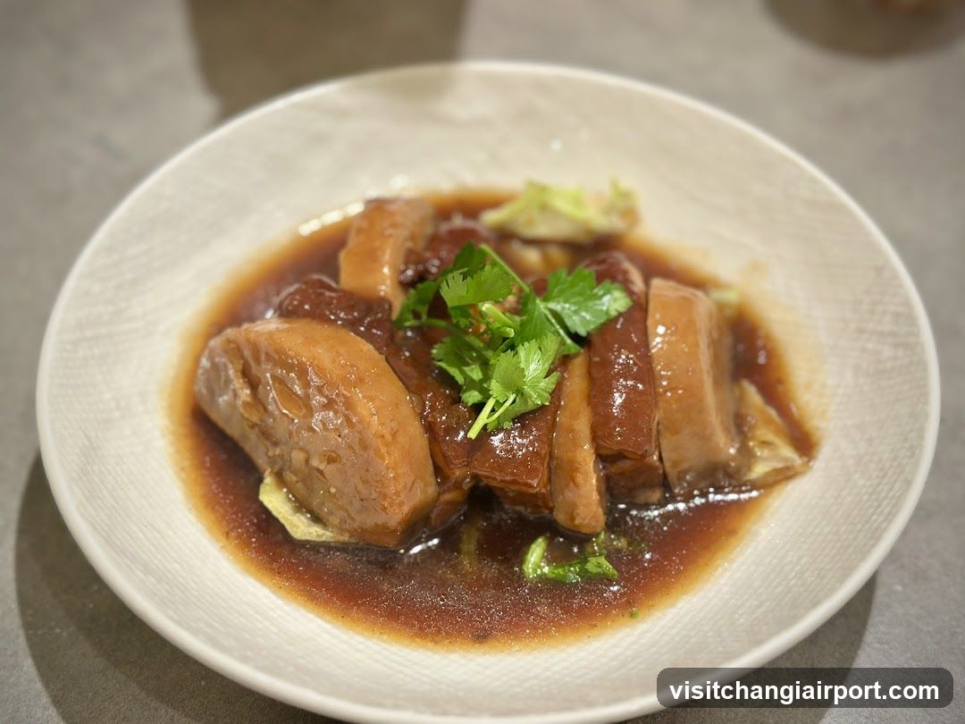 Braised Pork with Cilantro