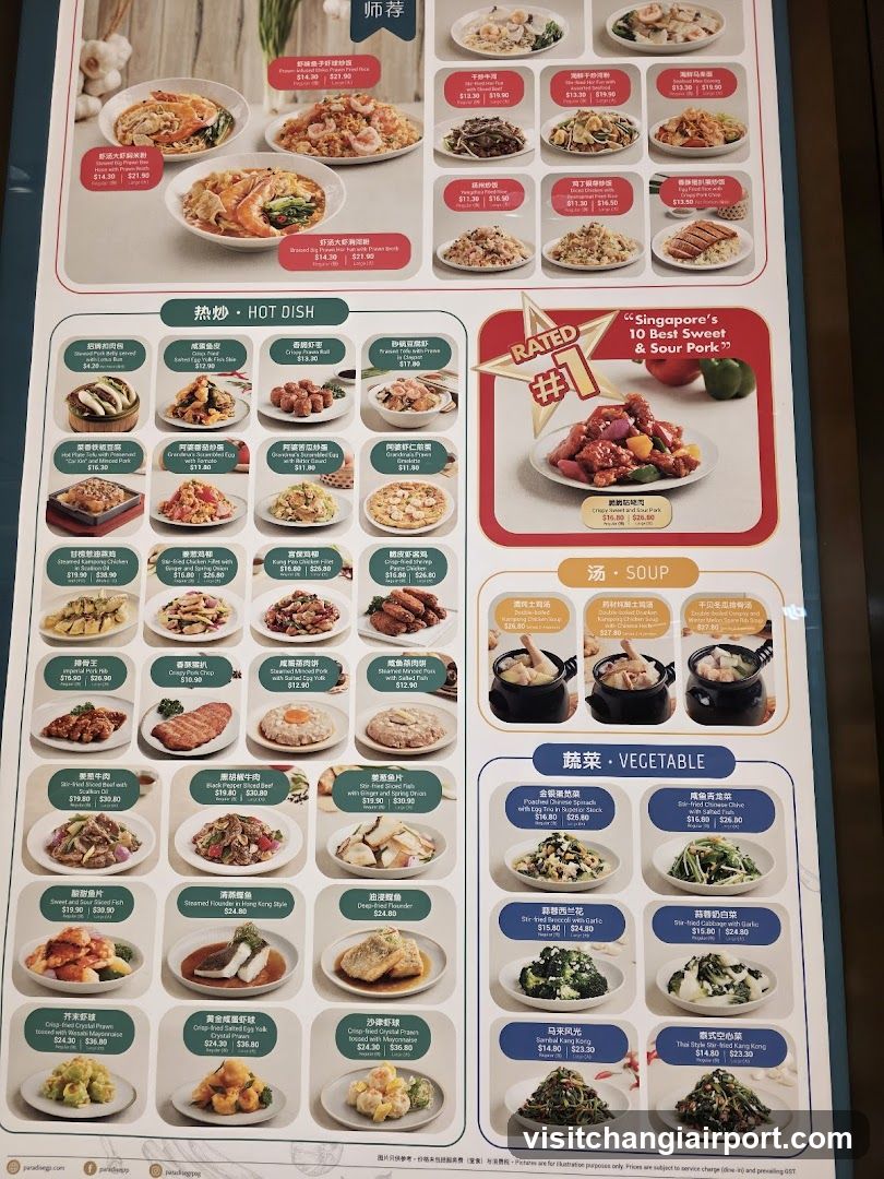 Chinese Restaurant Menu