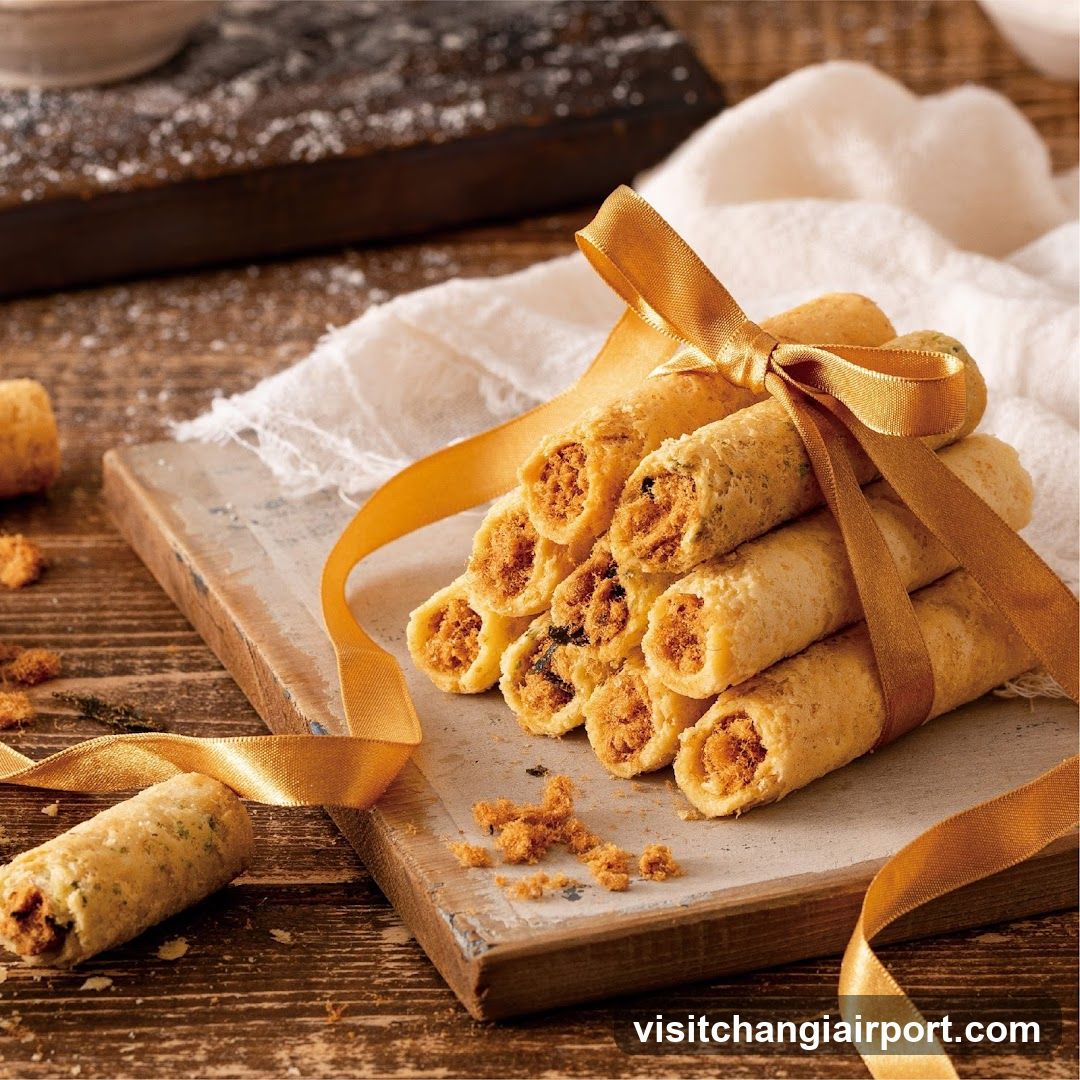 Crispy Meat Rolls with Ribbon