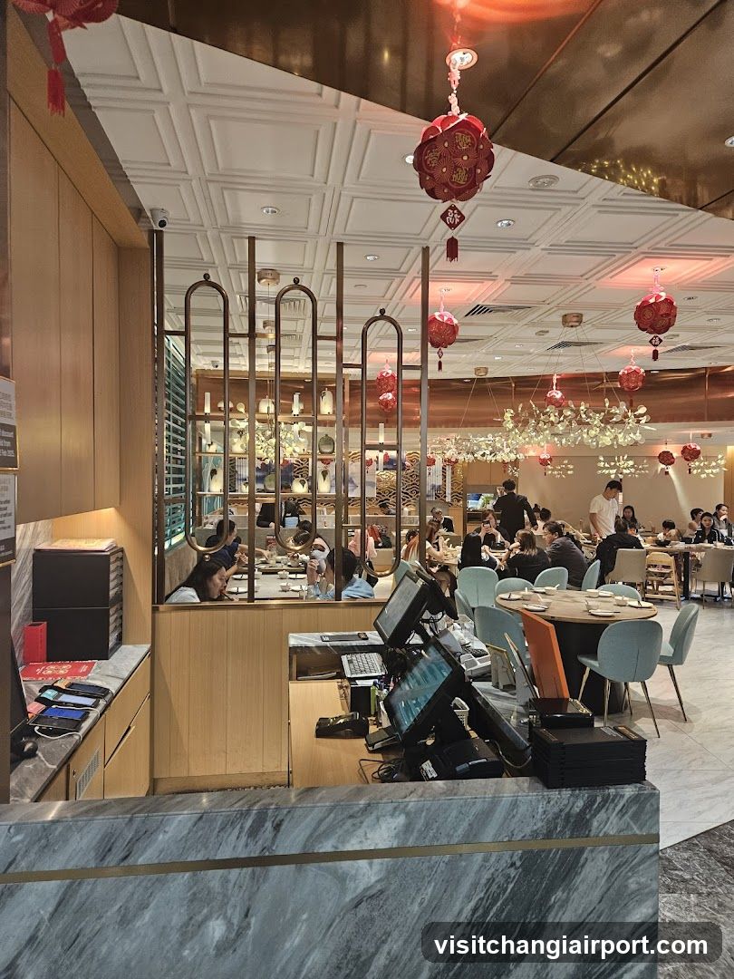Restaurant Interior with Decorative Elements