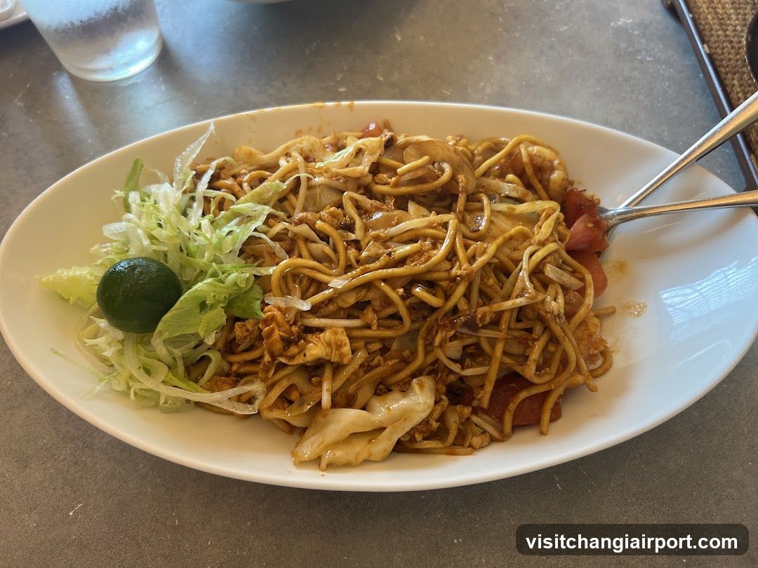 Noodles with Salad