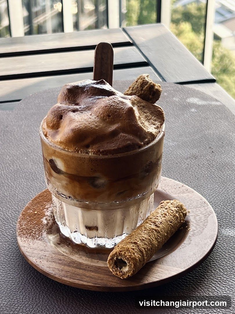 Iced Coffee with Cookie