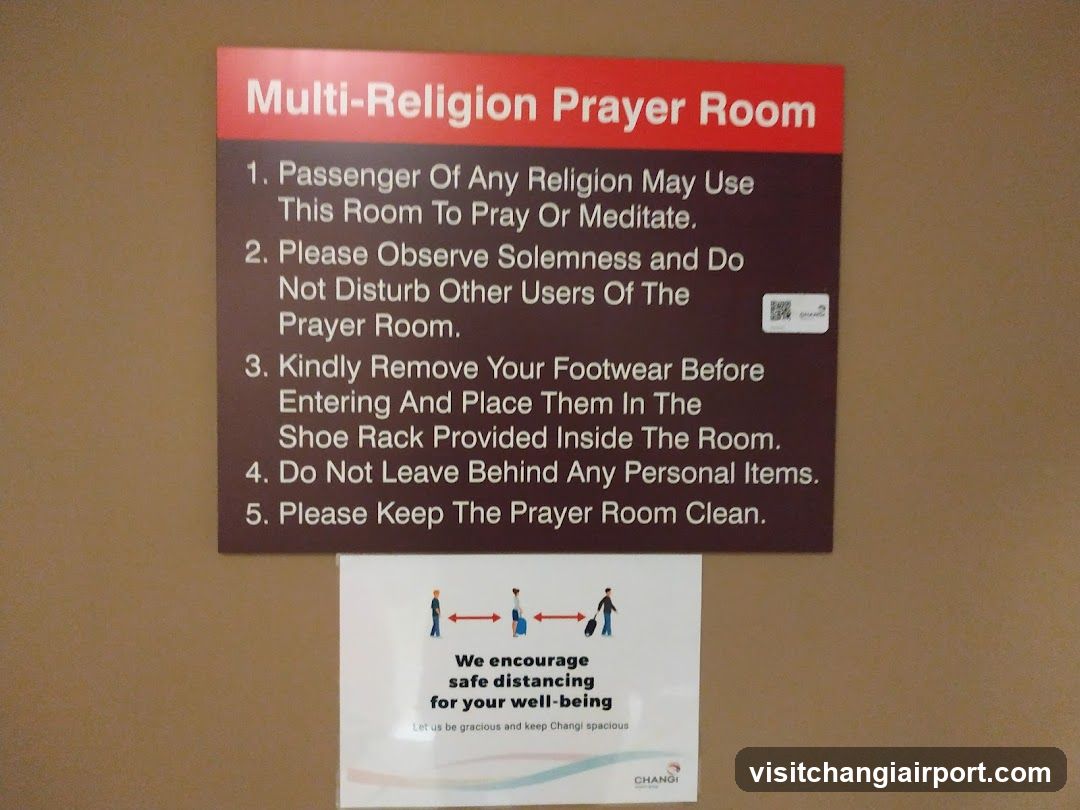 Multi-Religion Prayer Room Signage