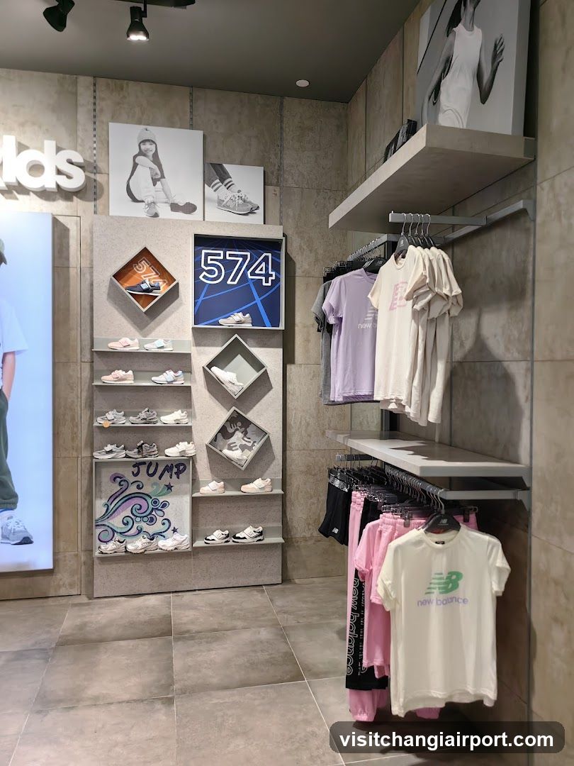 Adidas and New Balance Store Interior