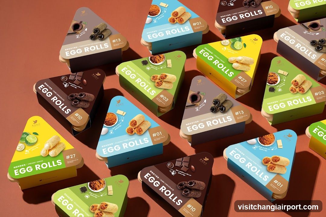 Egg Rolls Packaging Display