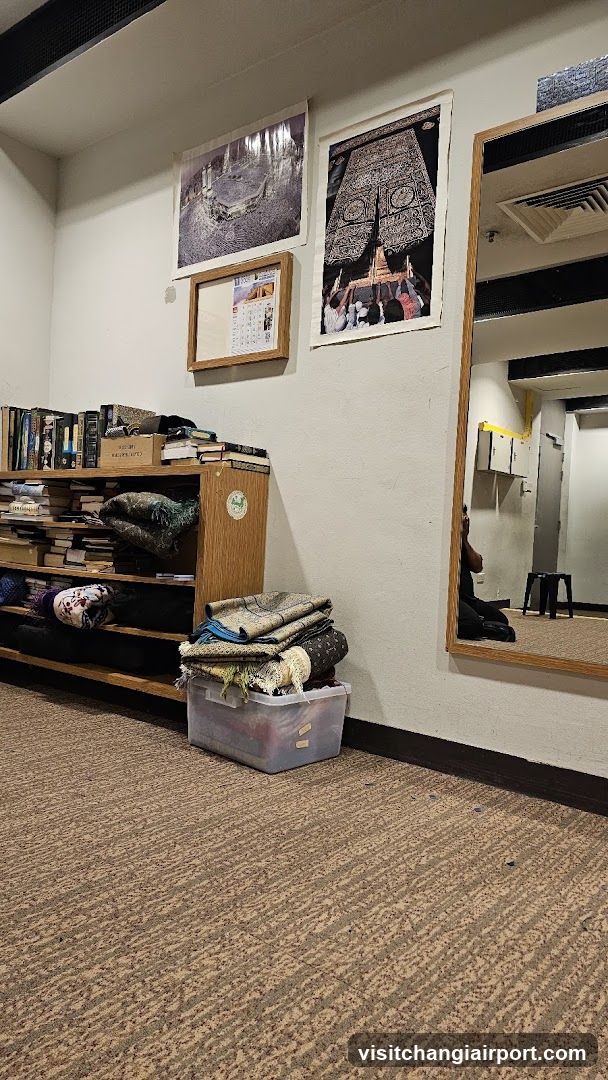 Interior Room with Bookshelf and Wall Art