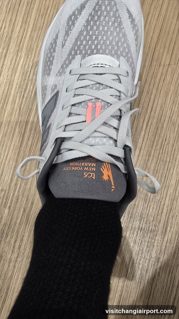 Running Shoe with NYC Marathon Branding