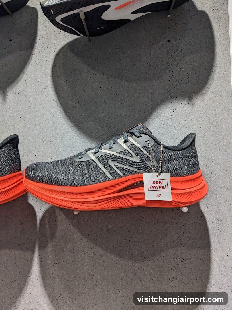 New Balance Running Shoes Display