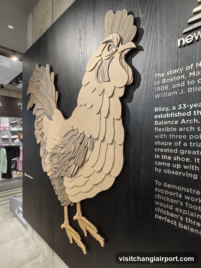 Chicken Sculpture Display