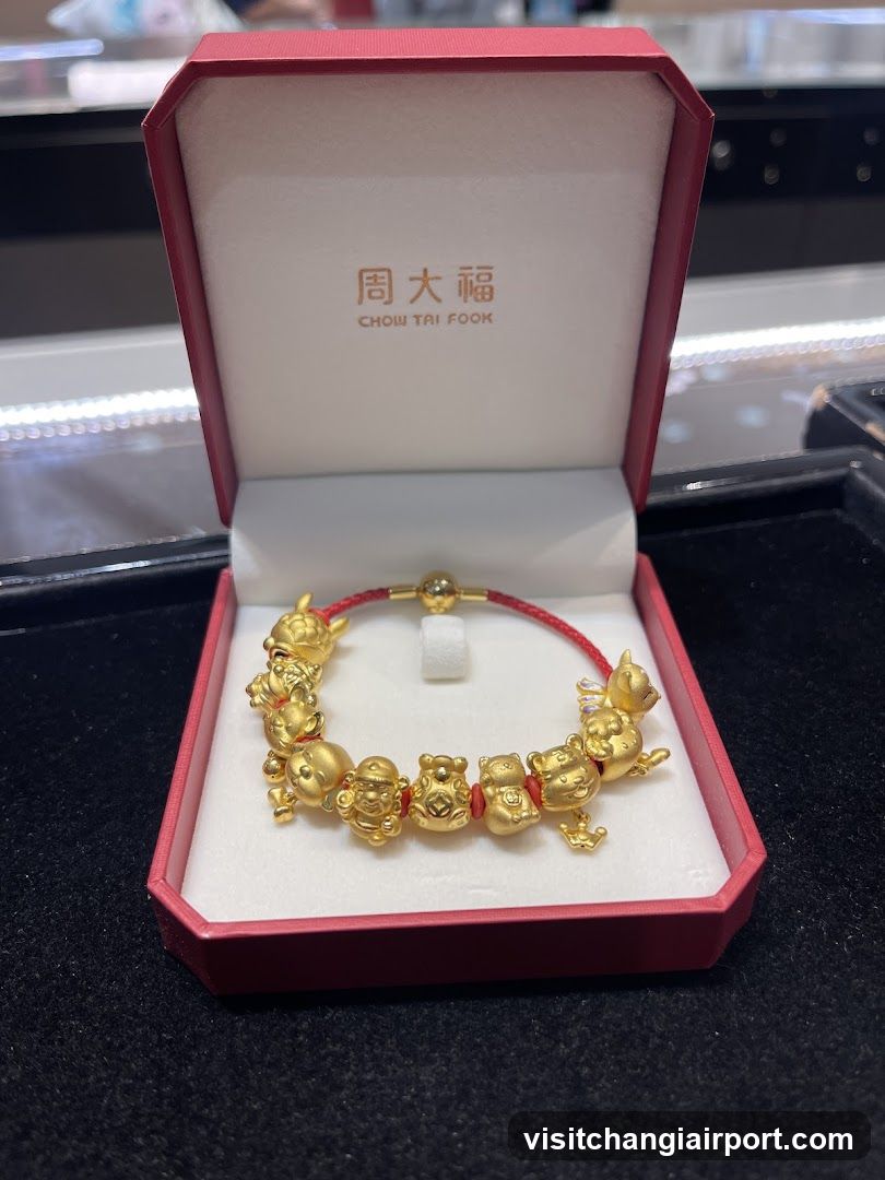 Chow Tai Fook Gold Bracelet in Display Box