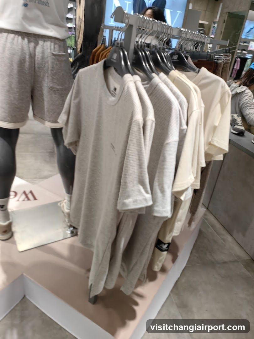 Clothing Display in Store Interior