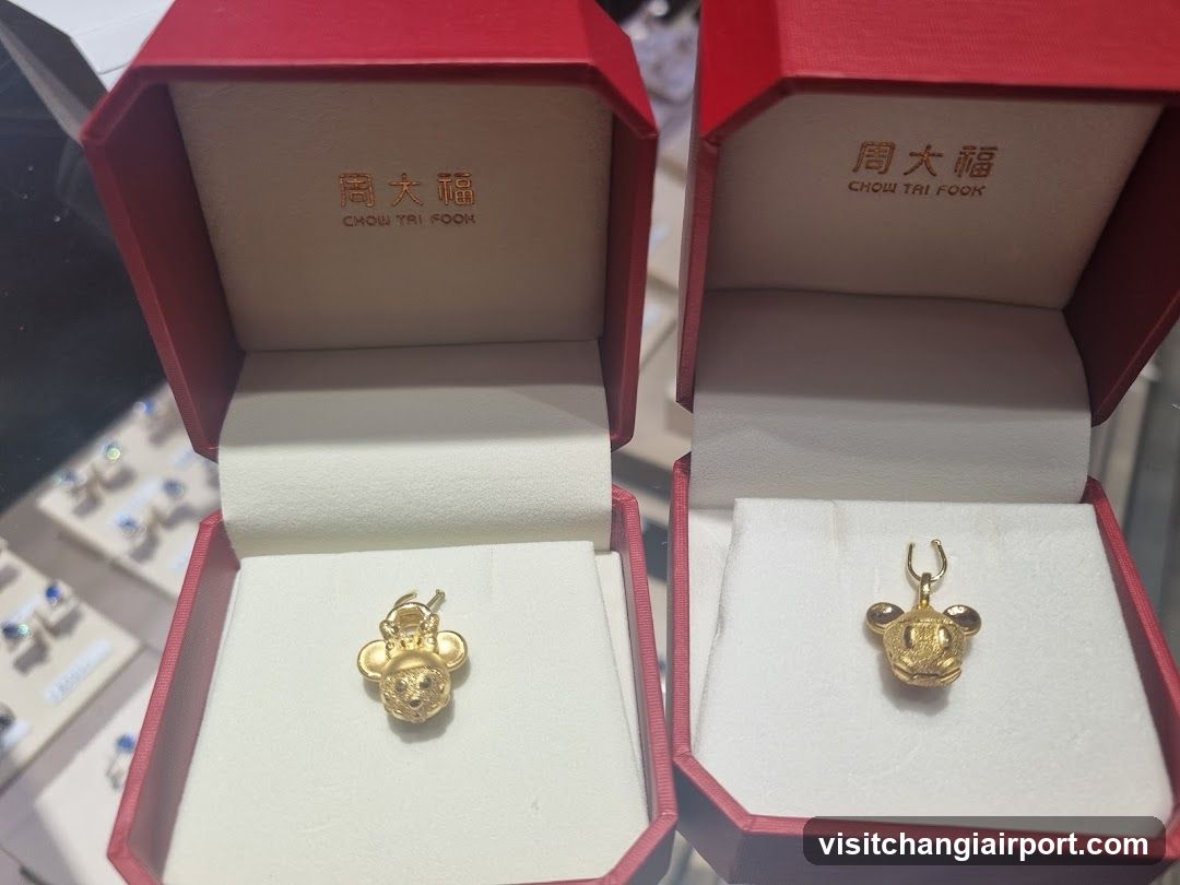 Chow Tai Fook Gold Jewelry Display