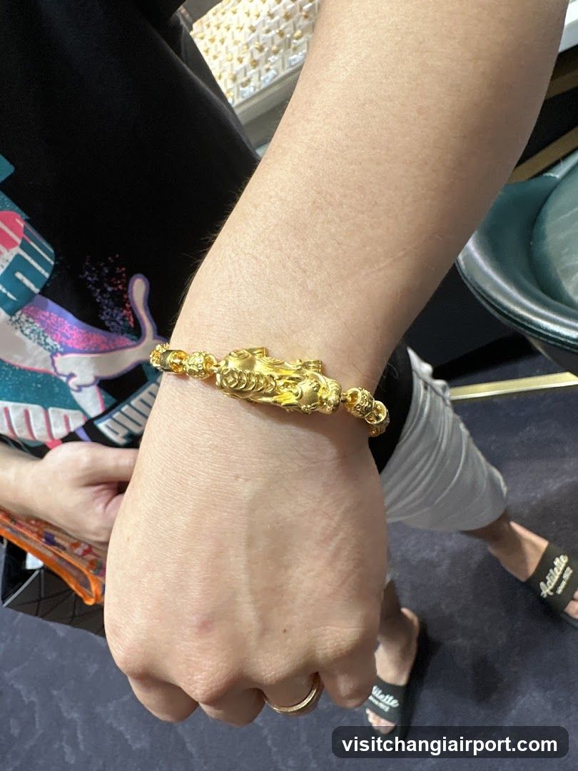 Gold Bracelet Display